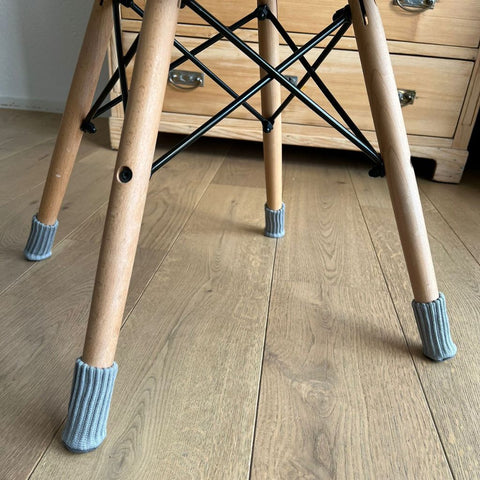 Stuhlsocken Grau für Stühle