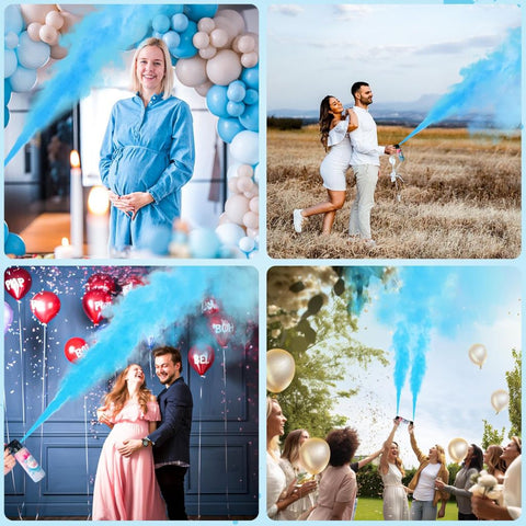 Gender Reveal für Baby Boy Blau