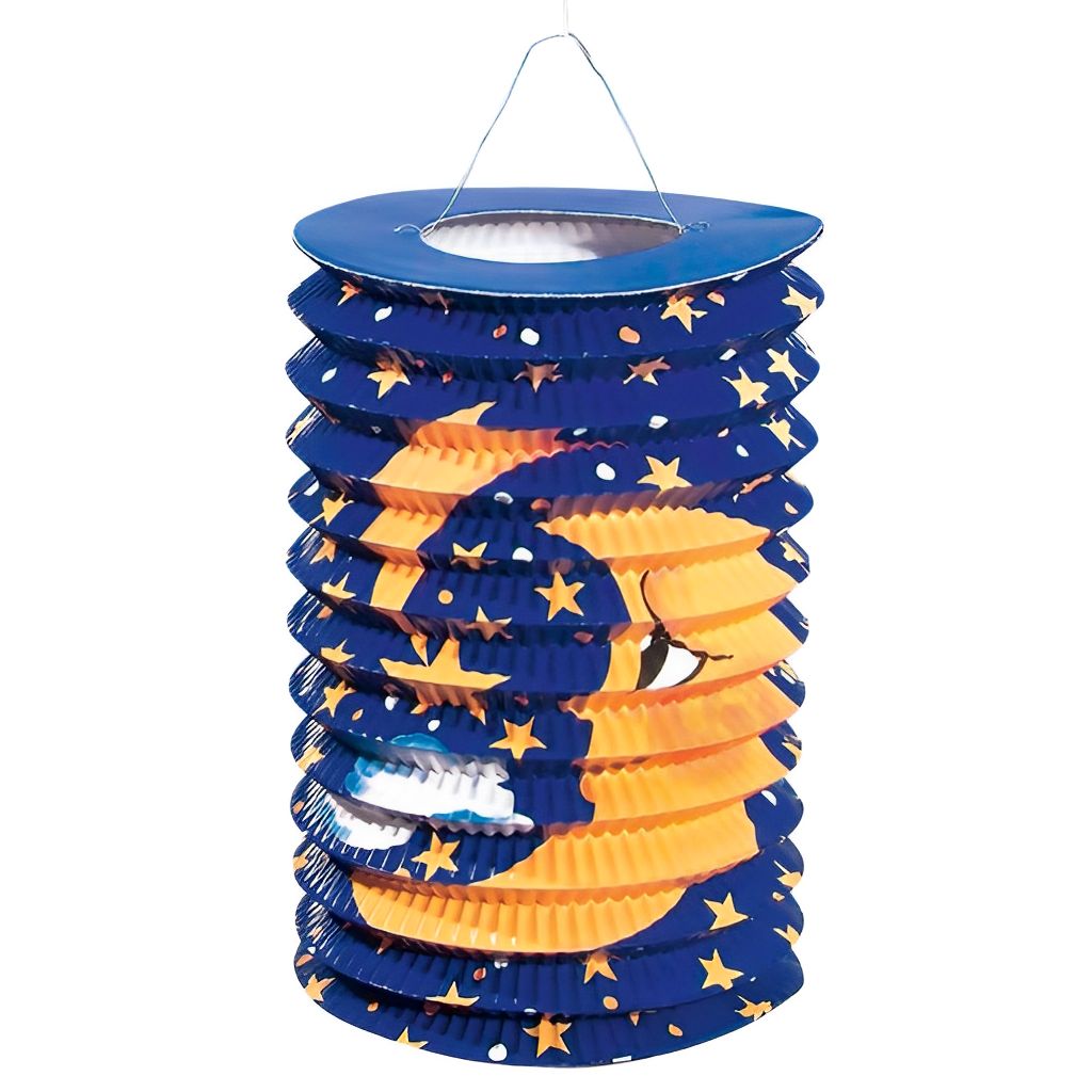 1. August-Zuglaterne mit Mond 28cm