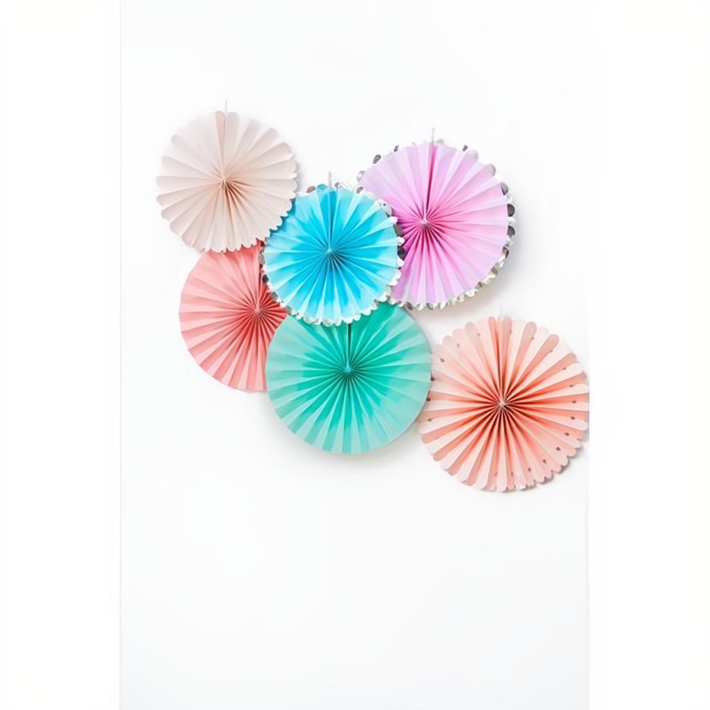 3 Einhorn Twinkle Papierrosetten PartyDeco 3