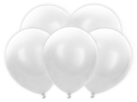 LED-Ballons 30 cm, Weiss