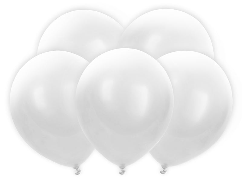LED-Ballons 30 cm, Weiss