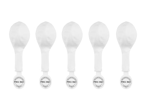 LED-Ballons 30 cm, Weiss