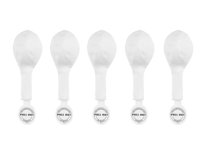 LED-Ballons 30 cm, Weiss