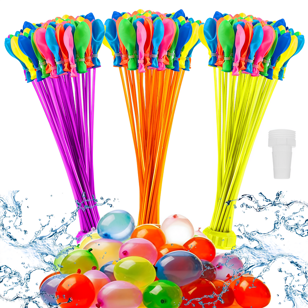 Wasserballon - Selbstschliessende Wasserbomben mit Schnell-Füll Adapter