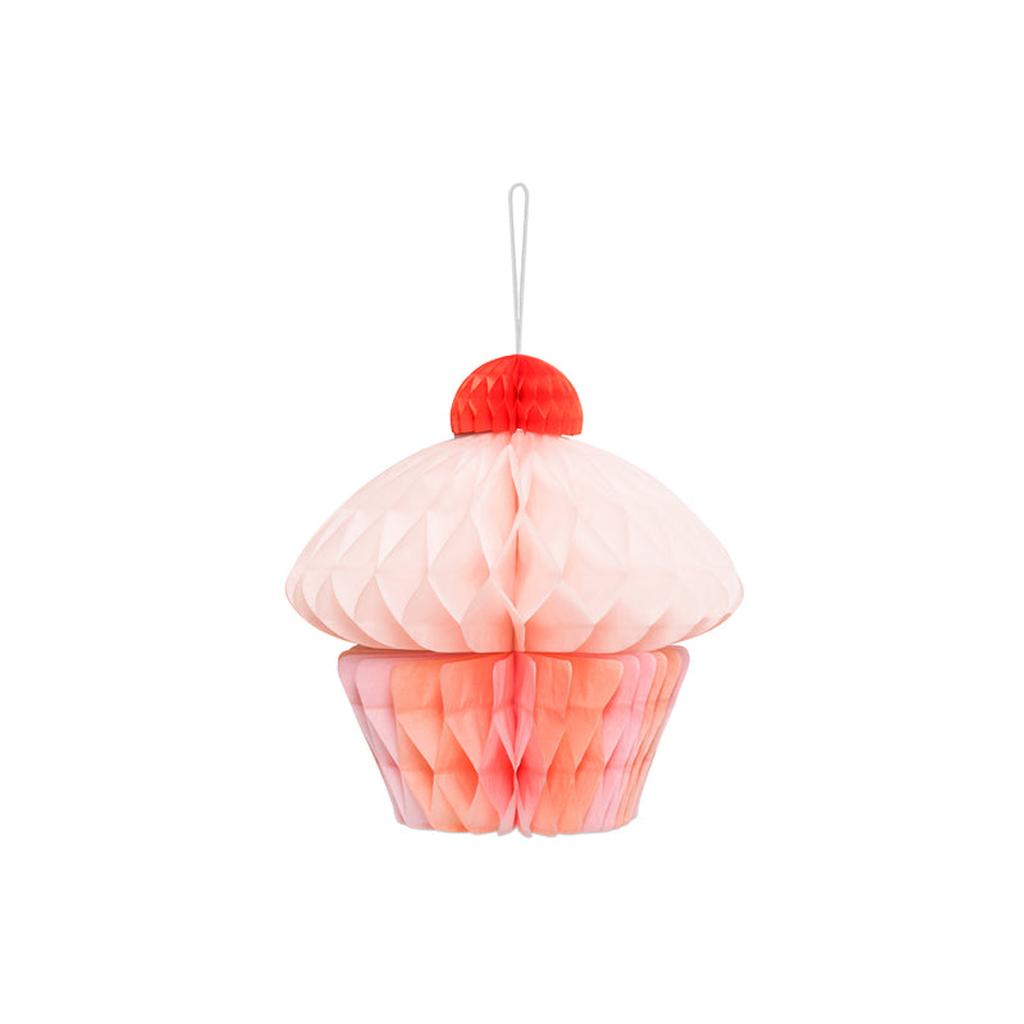 Honeycomb Papierdekoration Muffin, 20 cm, Mix