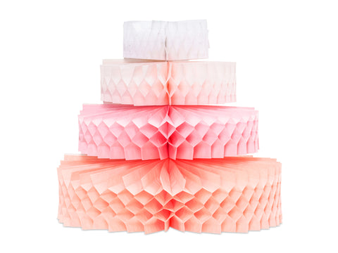 Seidenpapierdekoration Kuchen, 23 cm, Mix