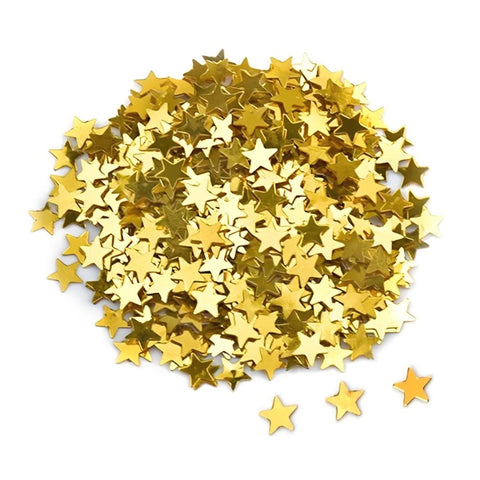 Deko-Konfetti Sterne gold