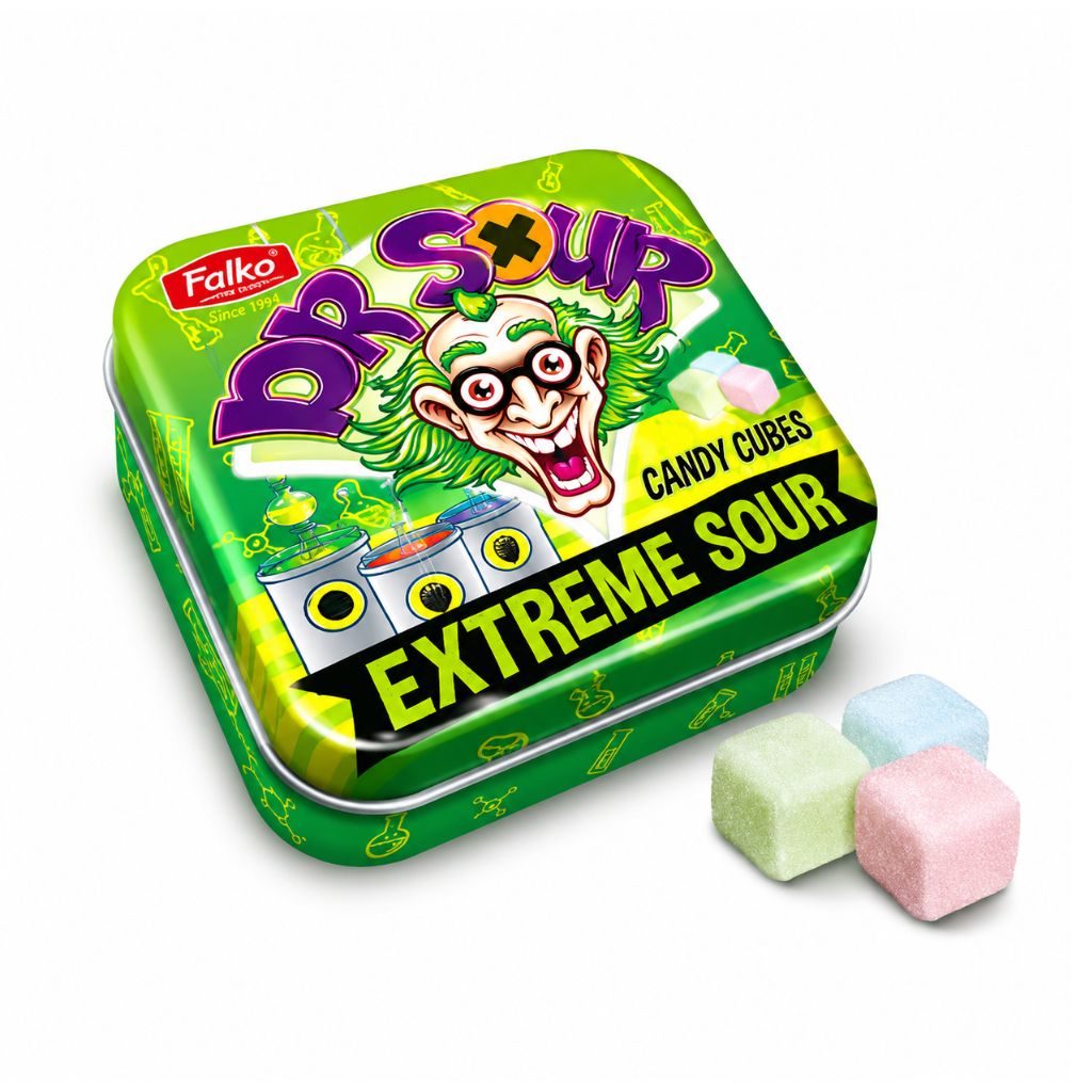 Dr.SOUR Sour Cubes 18g 🍬 Saure Bonbons