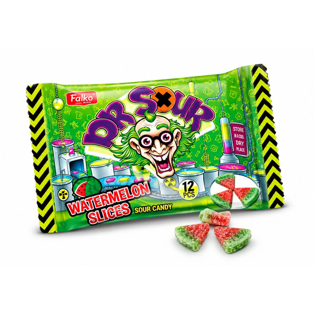 Dr.SOUR Watermelon Slices 80g 🍬 Fruchtgummi