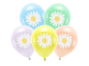 Öko-Luftballons Gänseblümchen Mix - 30 cm