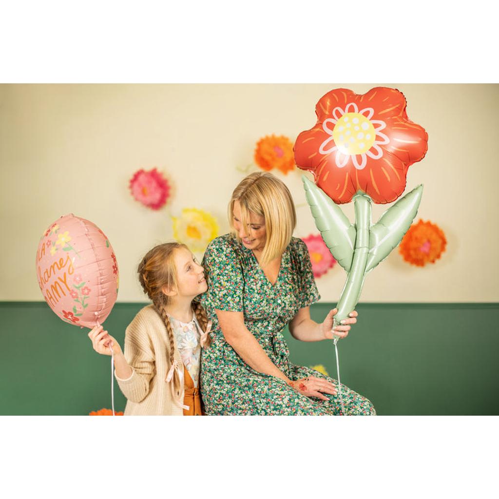 Folienballon Blume, 53x96 cm, mix