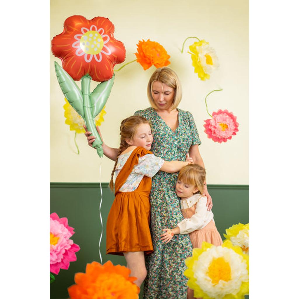 Folienballon Blume, 53x96 cm, mix