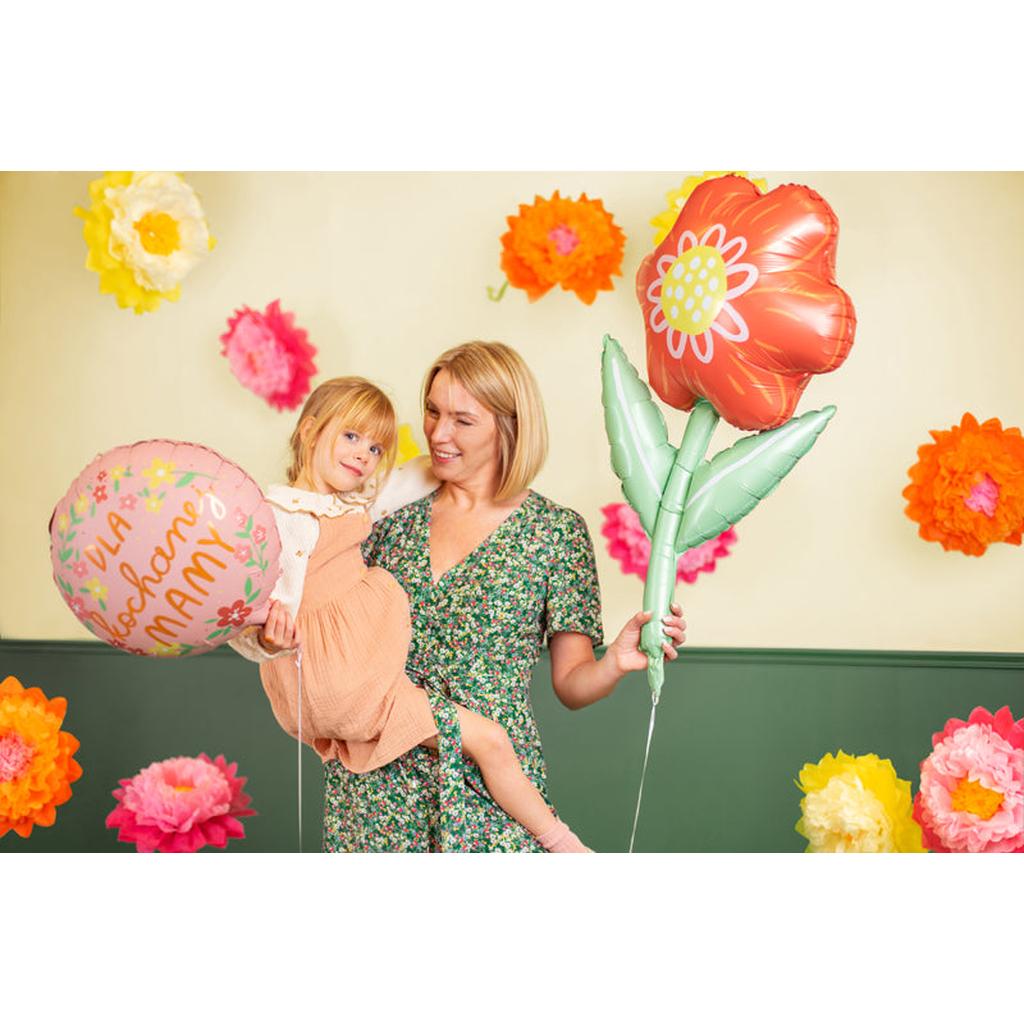 Folienballon Blume, 53x96 cm, mix