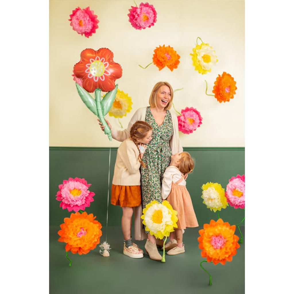Folienballon Blume, 53x96 cm, mix