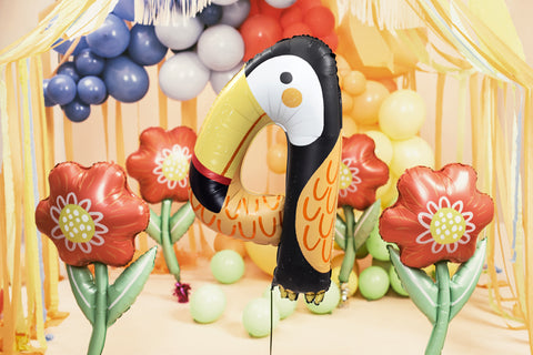 Folienballon Blume, 53x96 cm, mix