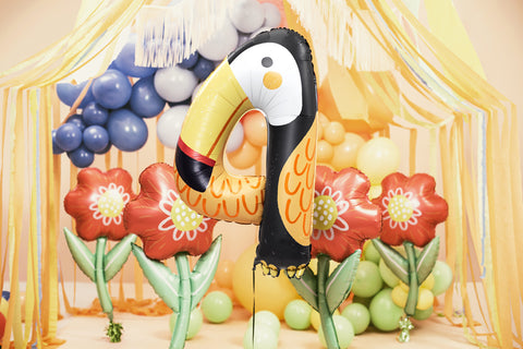 Folienballon Blume, 53x96 cm, mix