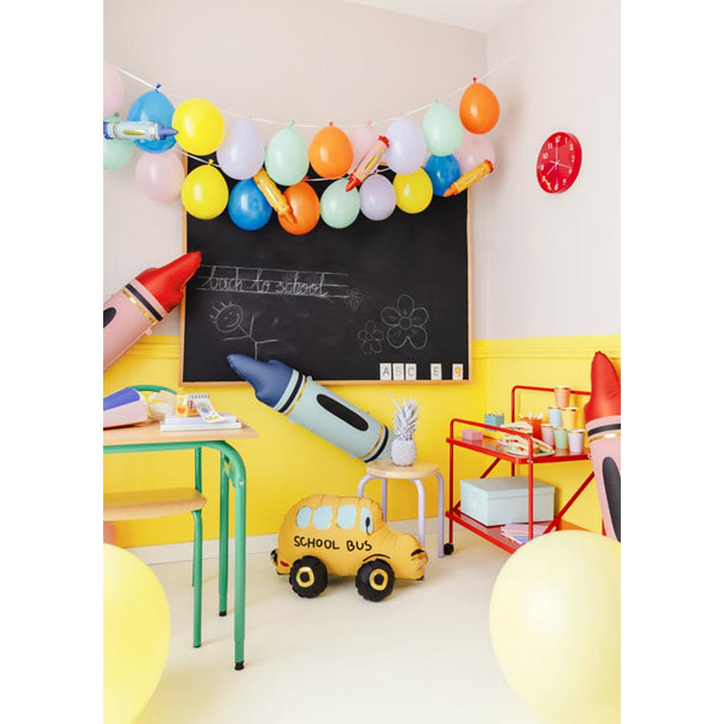 Folienballon stehender Bus, Mix, 66x36 cm