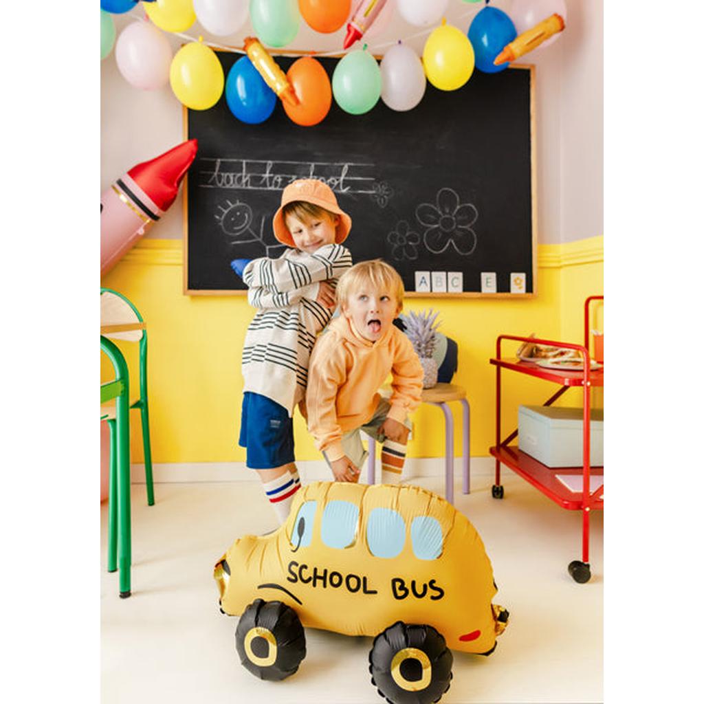 Folienballon stehender Bus, Mix, 66x36 cm