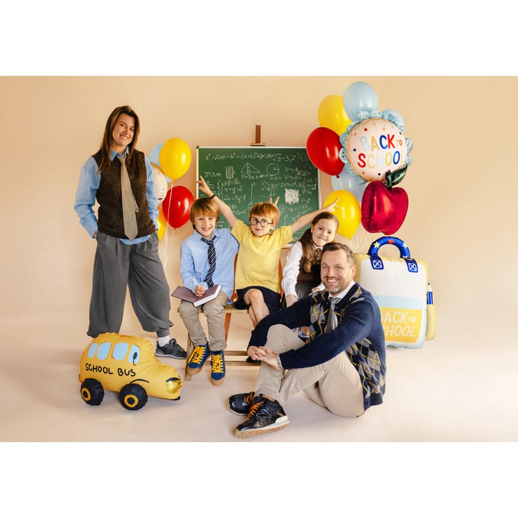 Folienballon stehender Bus, Mix, 66x36 cm