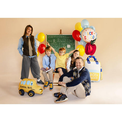 Folienballon stehender Bus, Mix, 66x36 cm