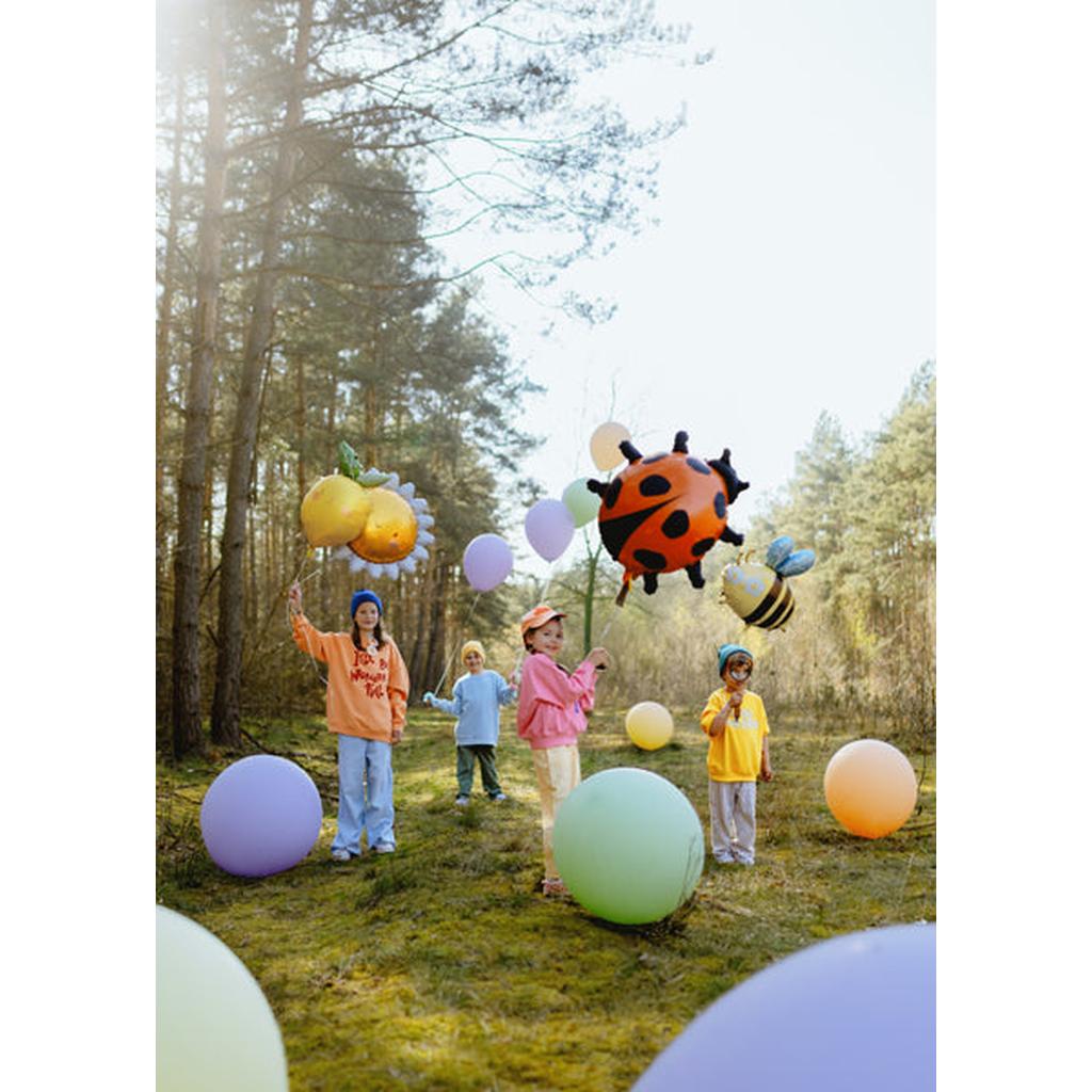 Marienkäfer-Folienballon, 85x83 cm, Mix