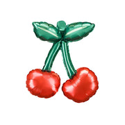 Folienballons Kirschen für Girlanden, 28x31 cm, Mix
