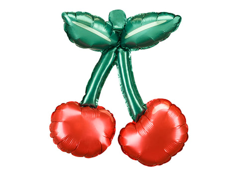 Folienballons Kirschen für Girlanden, 28x31 cm, Mix