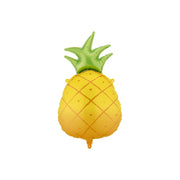 Folienballon Ananas, 38x68 cm, gelb