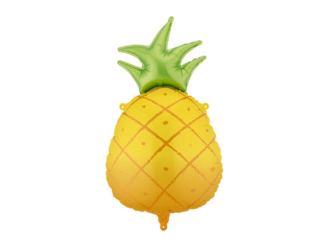 Folienballon Ananas, 38x68 cm, gelb