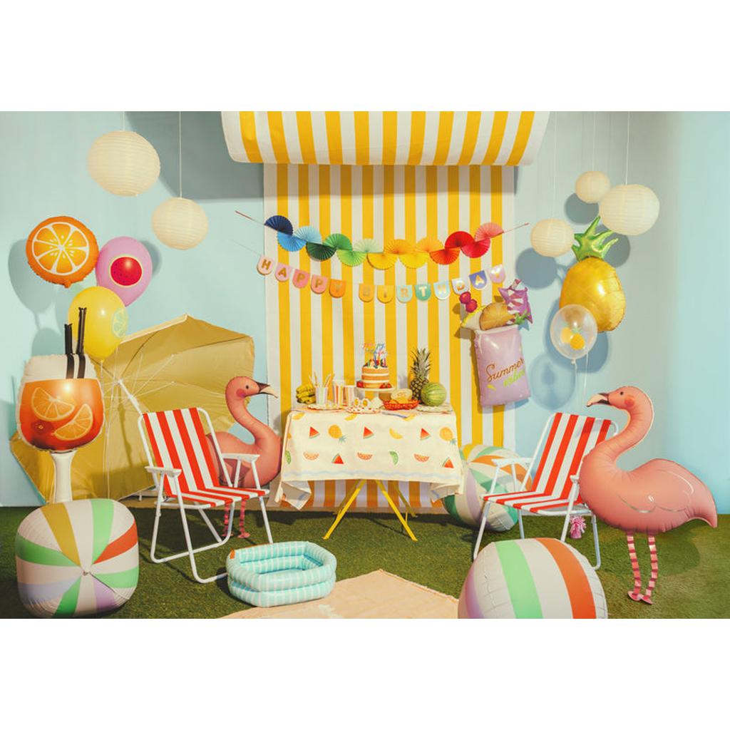 Folienballon Flamingo, 65x67 cm, korallenfarben