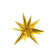 Folienballon 3D-Stern Gold 70 cm