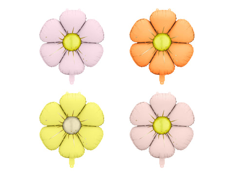 Folienballons für Gänseblümchen-Girlanden, durchmesser 65 cm, Mix