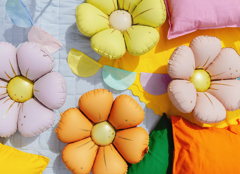 Folienballons für Gänseblümchen-Girlanden, durchmesser 65 cm, Mix