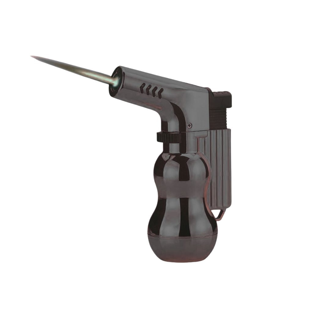 Feuerzeug mit Sturmflamme Schwarz