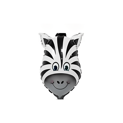 Folien Ballon Zebra Kopf