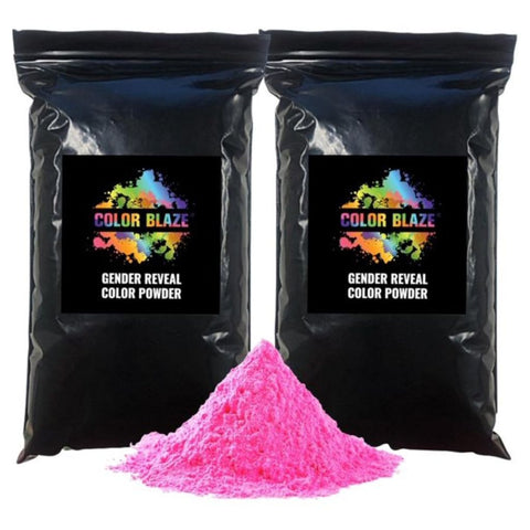 Gender Reveal Holi Powder Pink 2x500 Gramm