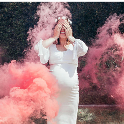 Gender Reveal Feuerlöscherspray pink bei clickfinger