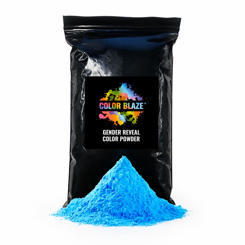 Gender Reveal Holi Powder Blau 1x500 Gramm