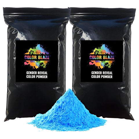 Gender Reveal Holi Powder Blue 2x500 Gramm