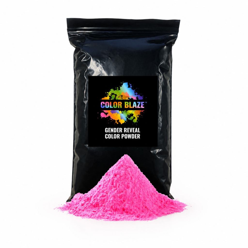 Gender Reveal Holi Powder Pink 1x500 Gramm