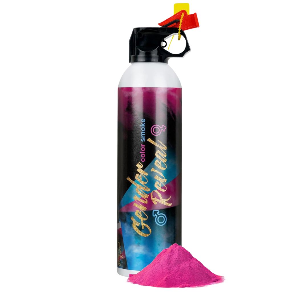 Gender Reveal Feuerlöscher Spray Pink