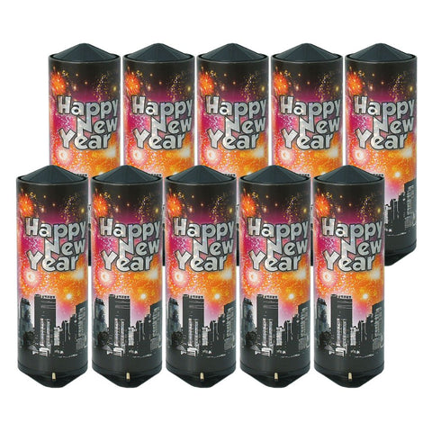 Happy New Year Tischbombe – 10er-Bundle (22 cm)