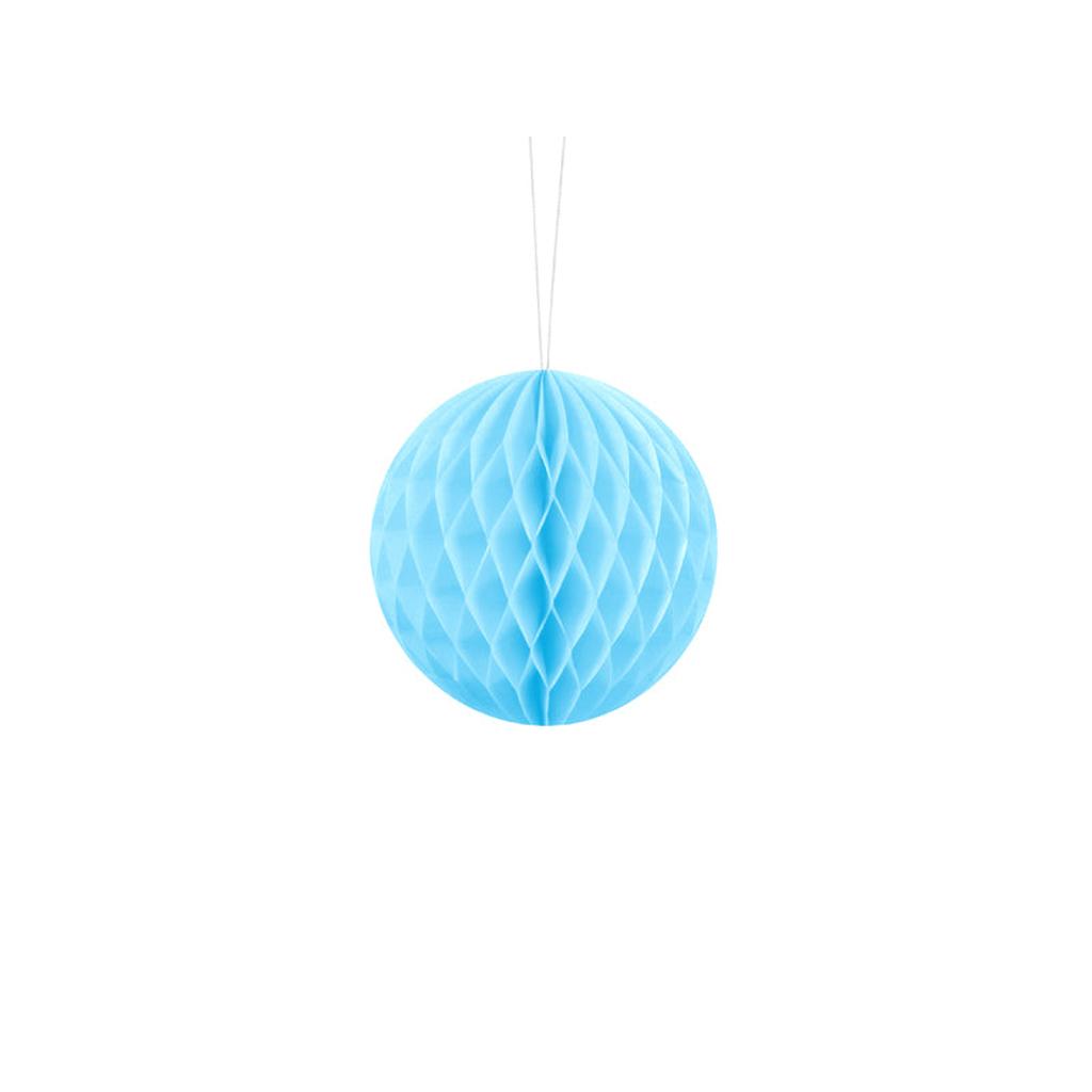 Seidenpapierkugel, hellblau, 10cm