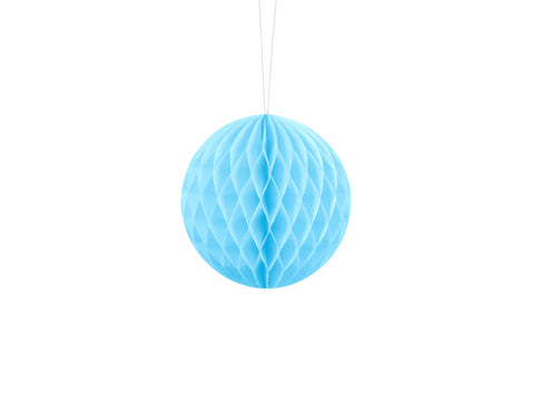 Seidenpapierkugel, hellblau, 10cm