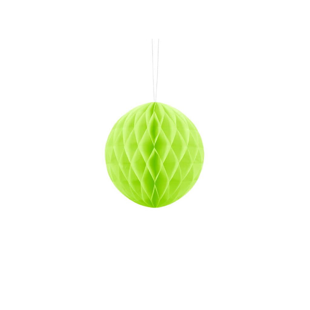 Wabenball, Apfelgrün, 10 cm