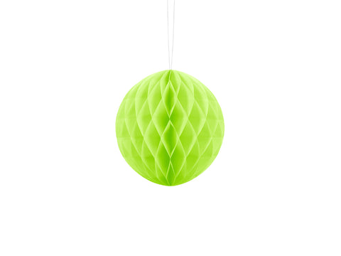 Wabenball, Apfelgrün, 10 cm