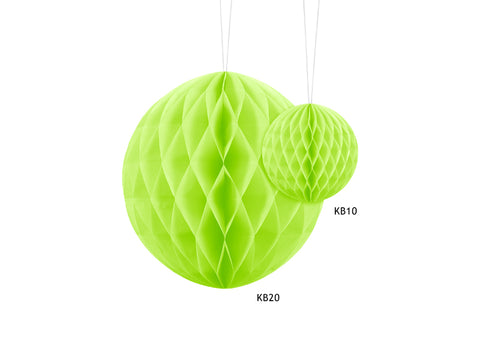 Wabenball, Apfelgrün, 10 cm
