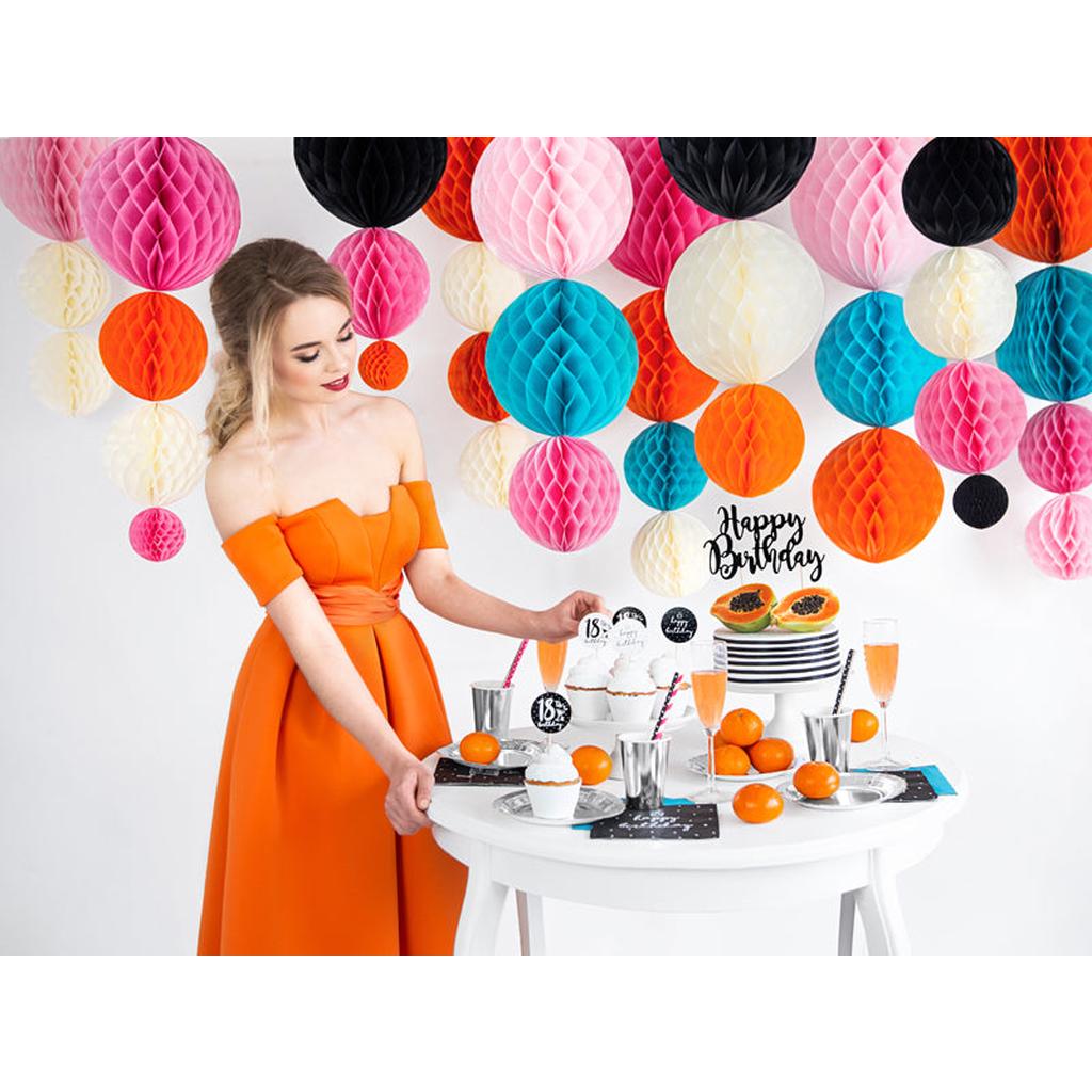 Wabenball, Orange, 20 cm
