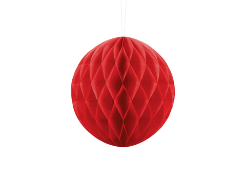 Seidenpapierkugel, rot, 20cm